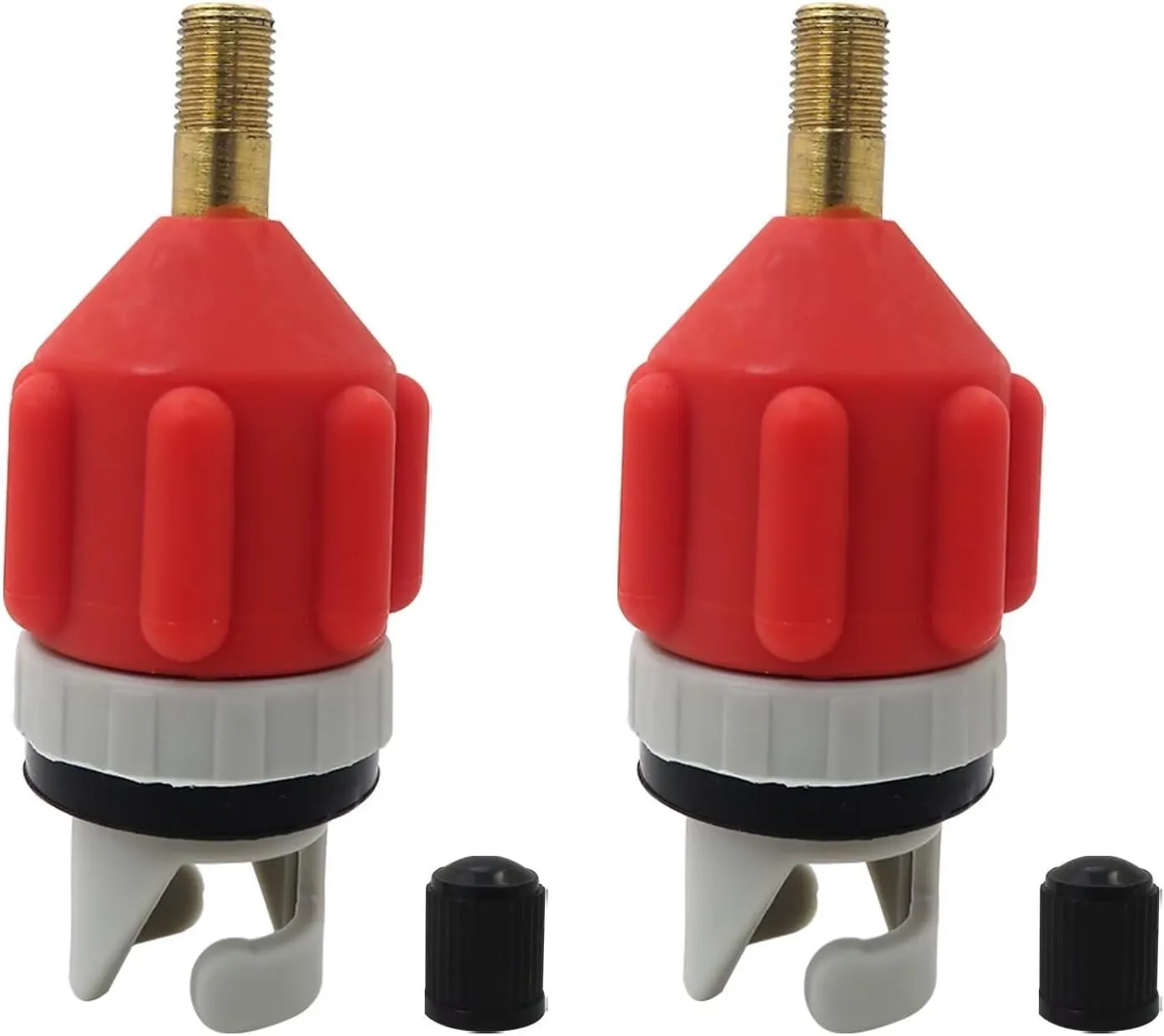 2024 Upgrade 2x Inflatable Stand Up Paddleboard (SUP) Pump Adapter -Universal Standard Schrader Air Valve Adapter Pumping Head Connector Converter for Inflating Boat, Kayak, Surfboard, Bed, Car Tire