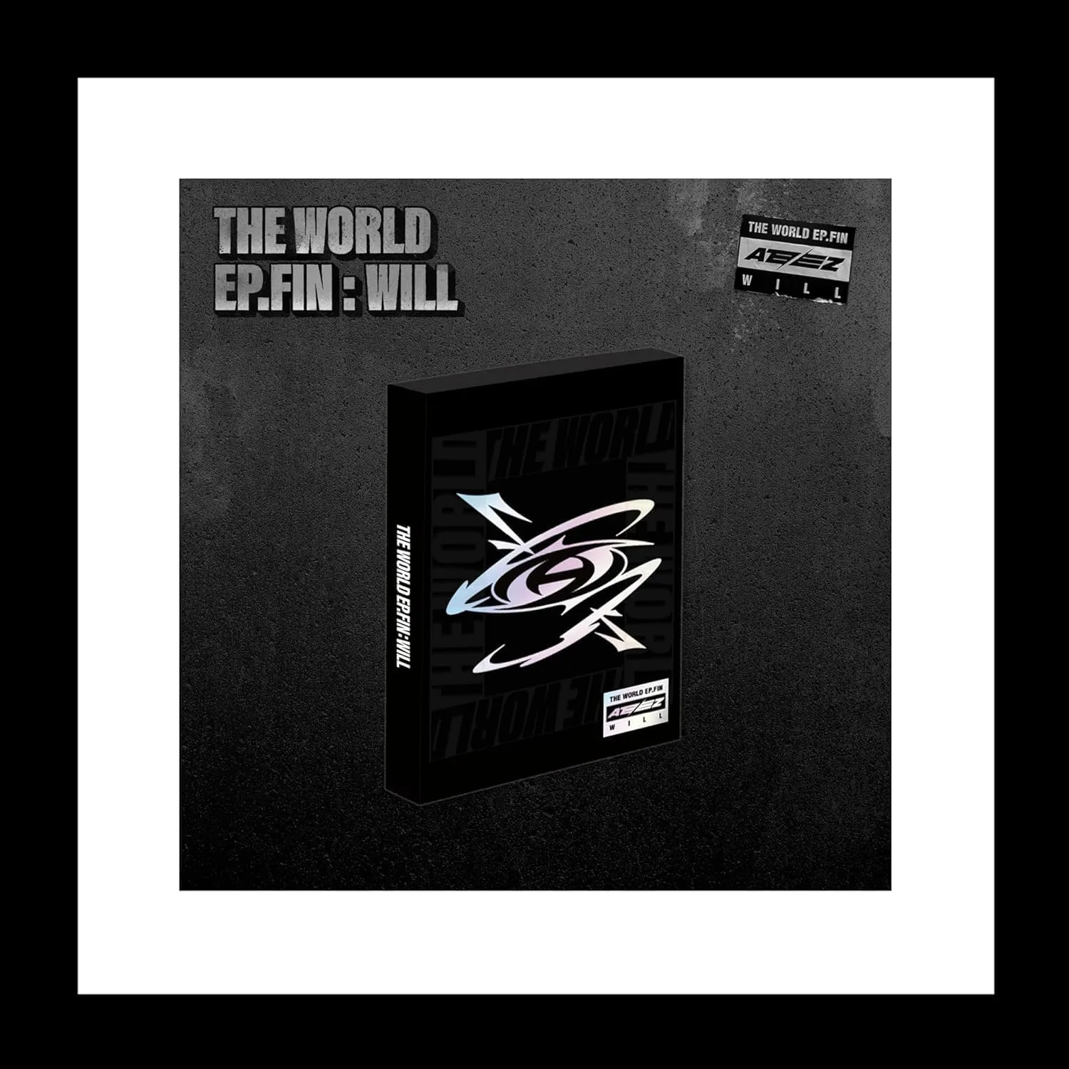 ATEEZ The World EP.FIN : Will 2nd Album Platform Version Case QR Mini Card Standing photocard Image Card Polaroid photocard Member Sticker Sticker Tracking Sealed (Platform Random Version)