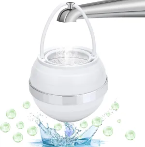 Bath Filter for Tub, Filter for Bathtub Bath Water Filter Removes Hundreds of Contaminants for Softer, Smoother Skin 2500 Gallons of Filtration, BPA Free