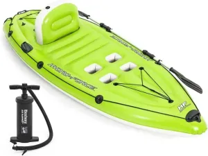 Bestway Hydro-Force Inflatable Kayak, Koracle Inflatable Boat Set for Fishing with Hand Pump and Paddle, 1 Person Capacity