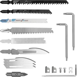 BIBURY Multitool Pliers Spare Parts Kit, Replaceable Wire Cutter, Screwdriver & Window Breaker And Interchangeable Saws Blade and Scalpel Blades Suitable With BIBURY Multitool Pliers