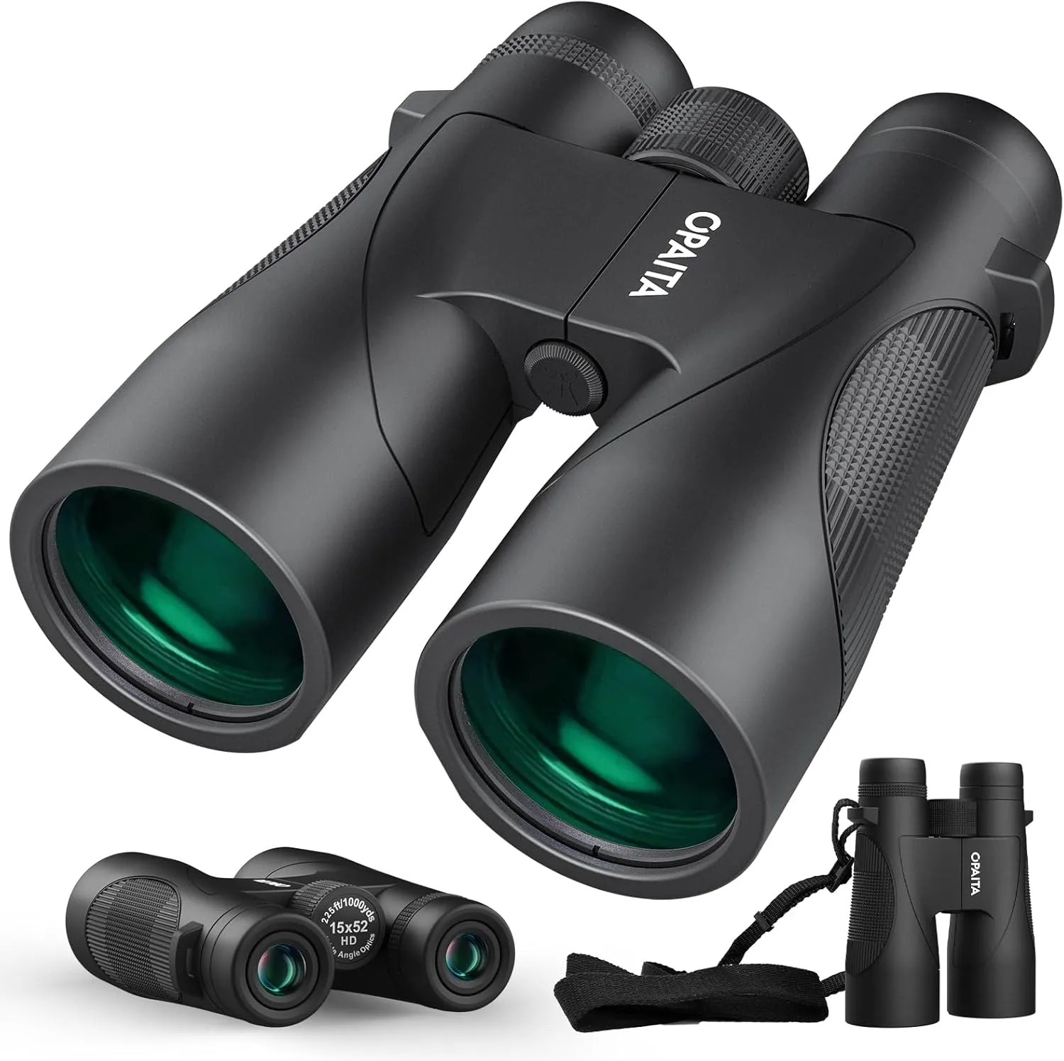 Bird Watching Binoculars for Adults 15x52 - OPAITA Hunting Binoculars for Adults High Powered with Clear Low Light Vision for Hiking Travel Cruise Ship Sports