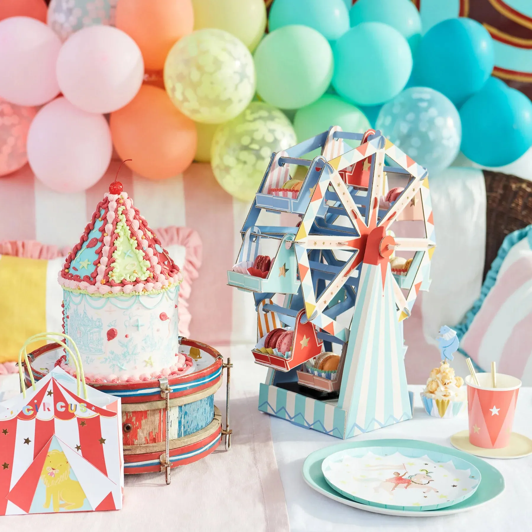 Circus Shaped Big Top Napkins