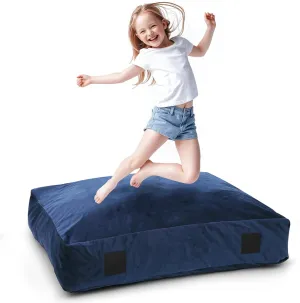 Crash Pads for Kids Sensory, Sensory Crash Pads for Autistic Children, Crash Pads Sensory Pads, Crash Pads, for Children and Adults,with Washable Cover Blue