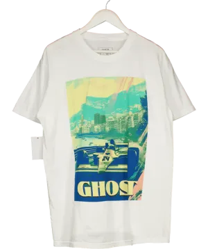 ghost White All Gas T Shirt UK L