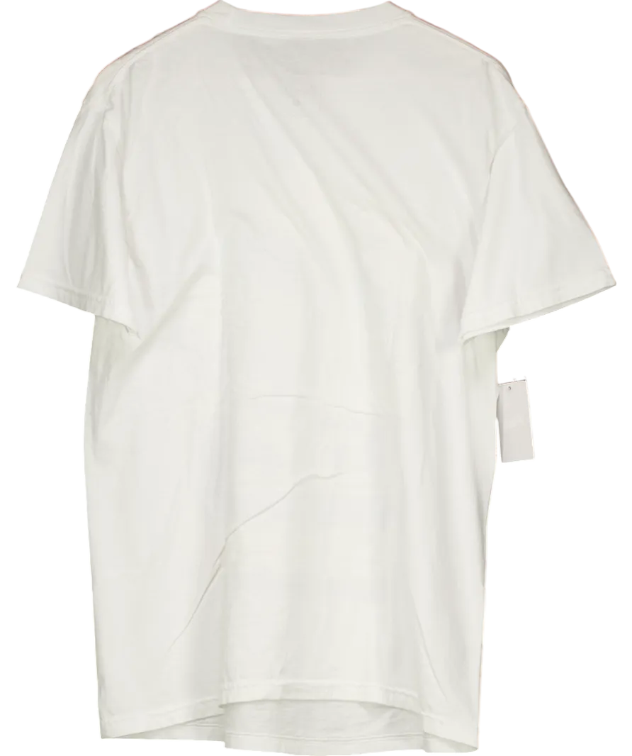 ghost White All Gas T Shirt UK L
