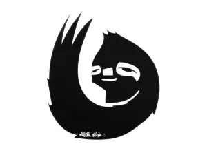 Hella Grip "OG Sloth Die Cut" Sticker