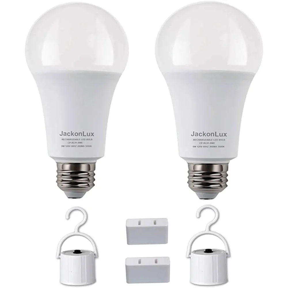 JackonLux Rechargeable Lightbulbs