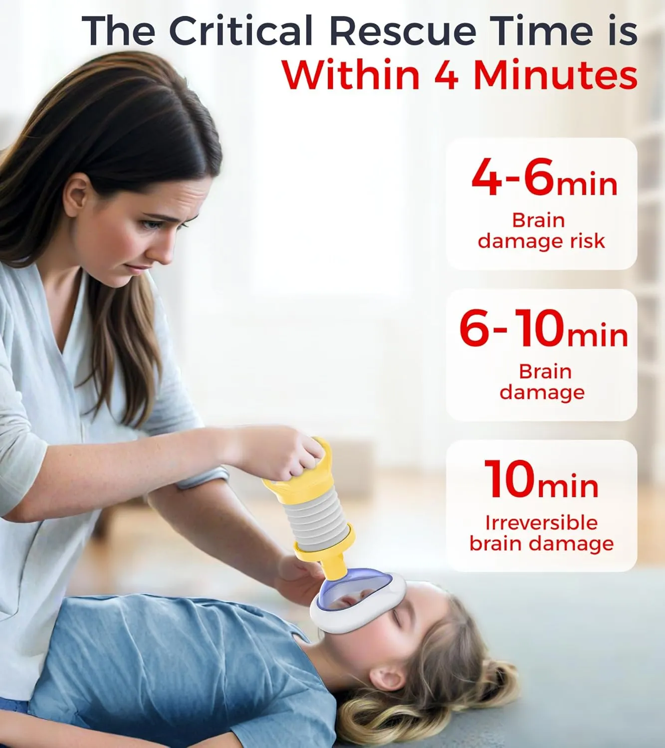 Life-Saving Choking Rescue Device, FSA/HSA Eligible Anti Choking Device, Portable Airway Suction for Adults, Kids, Seniors, Infants, Home Car Travel Emergency