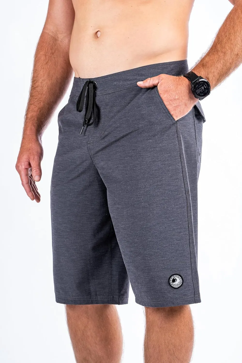 Maui Rippers Very Long 4 Way Stretch Boardshorts 24 Inch Outseam