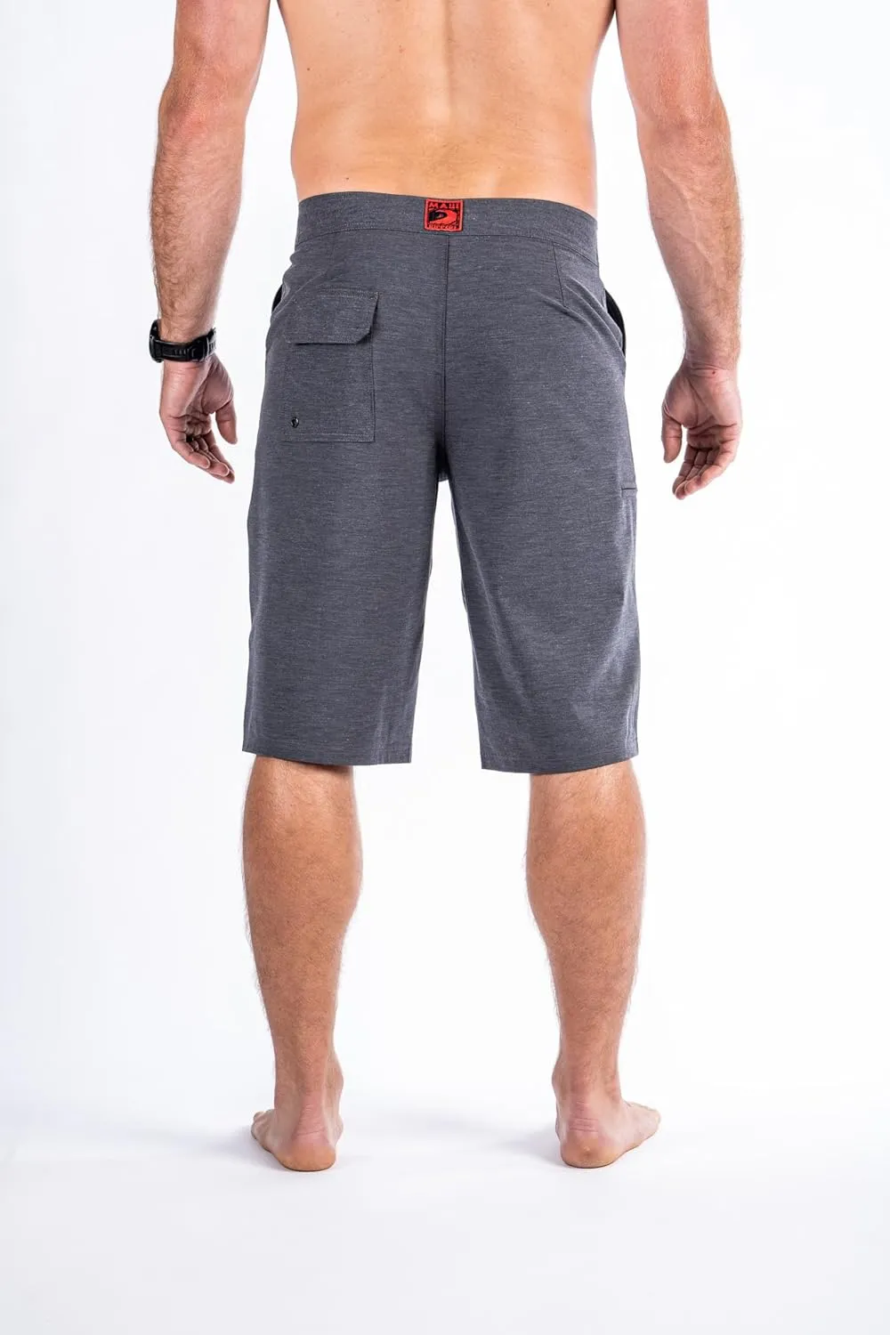 Maui Rippers Very Long 4 Way Stretch Boardshorts 24 Inch Outseam