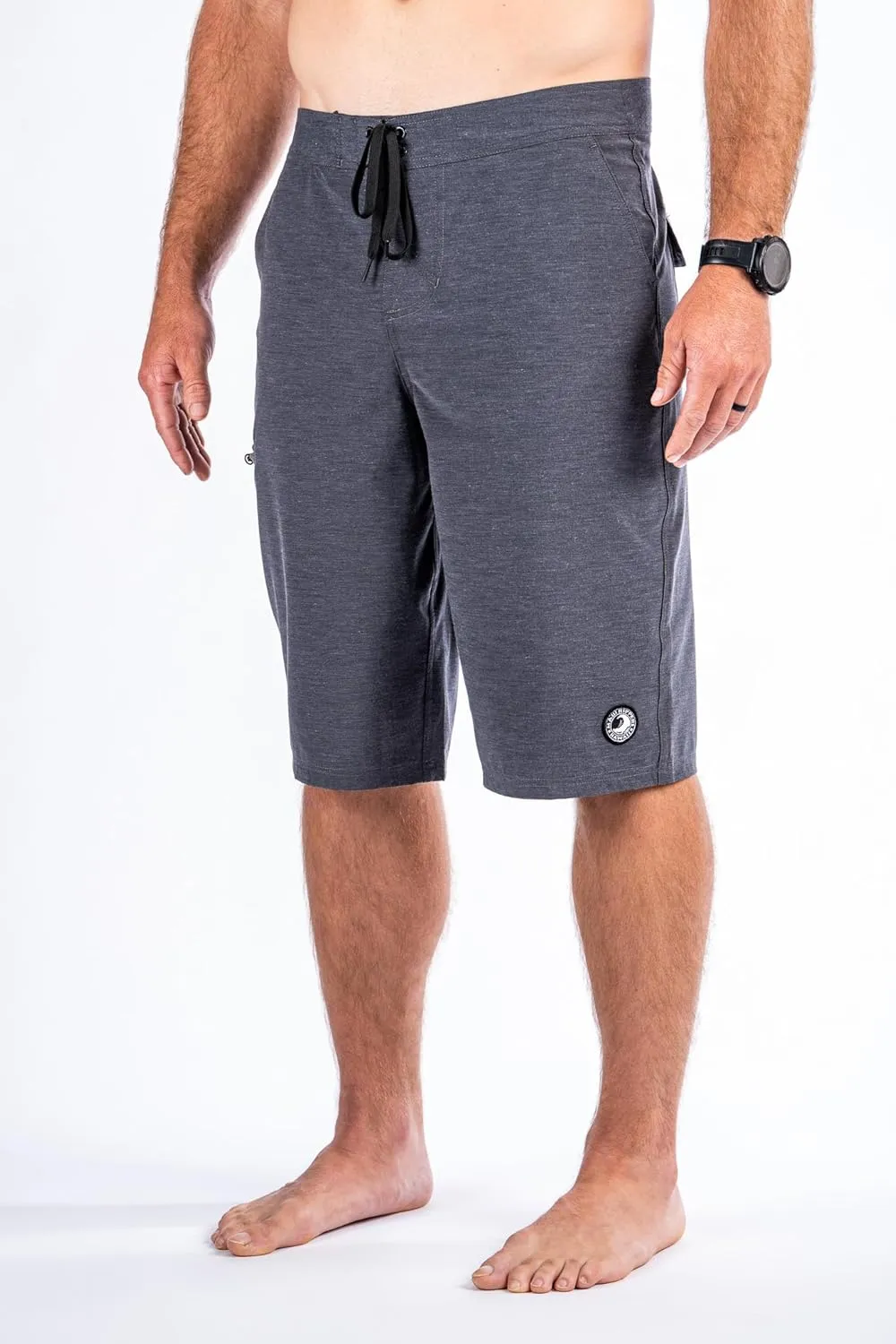 Maui Rippers Very Long 4 Way Stretch Boardshorts 24 Inch Outseam