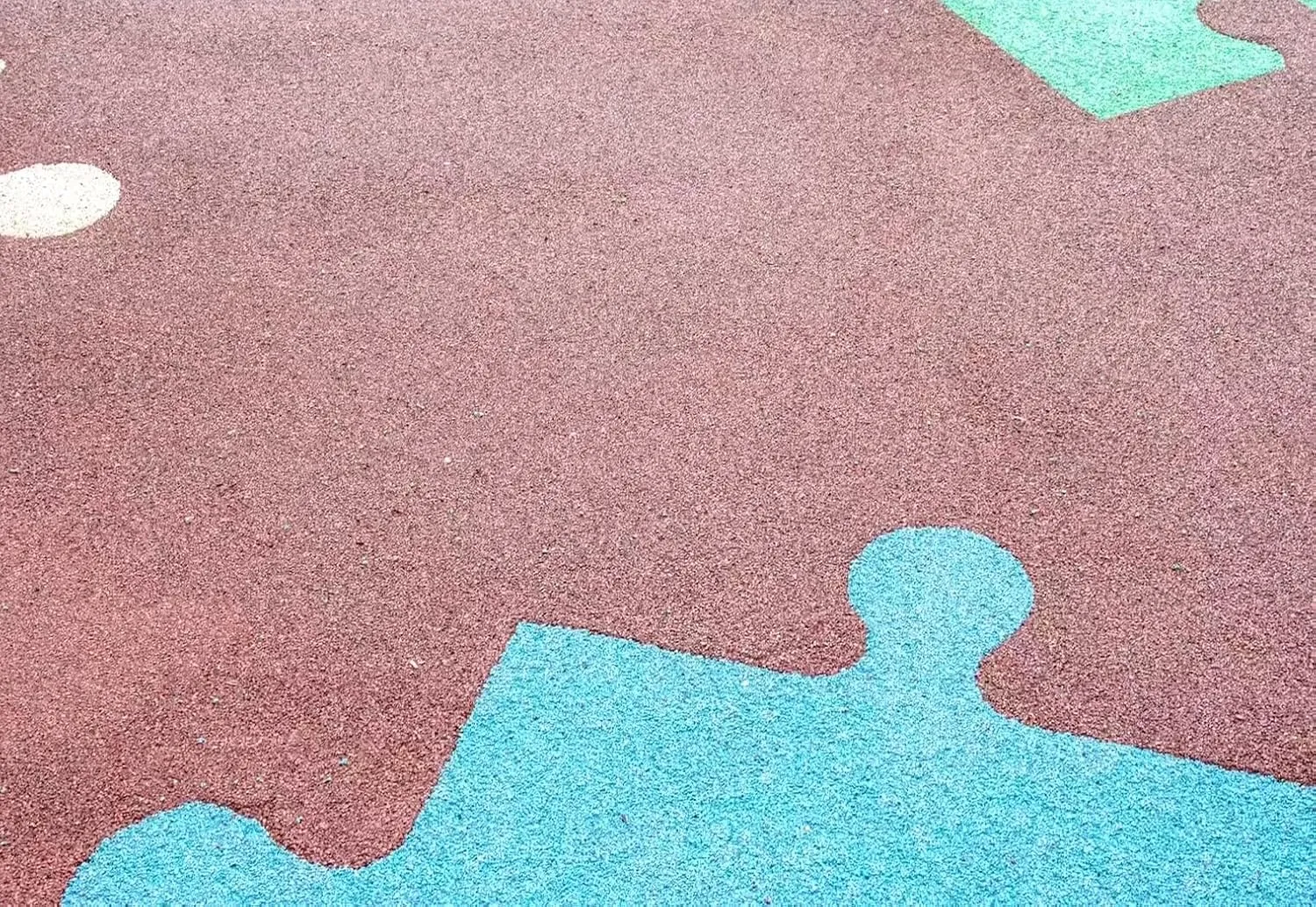 Poured-in-Place Surfacing Repair Kit Fix Rubber Playground (Blue, Standard)