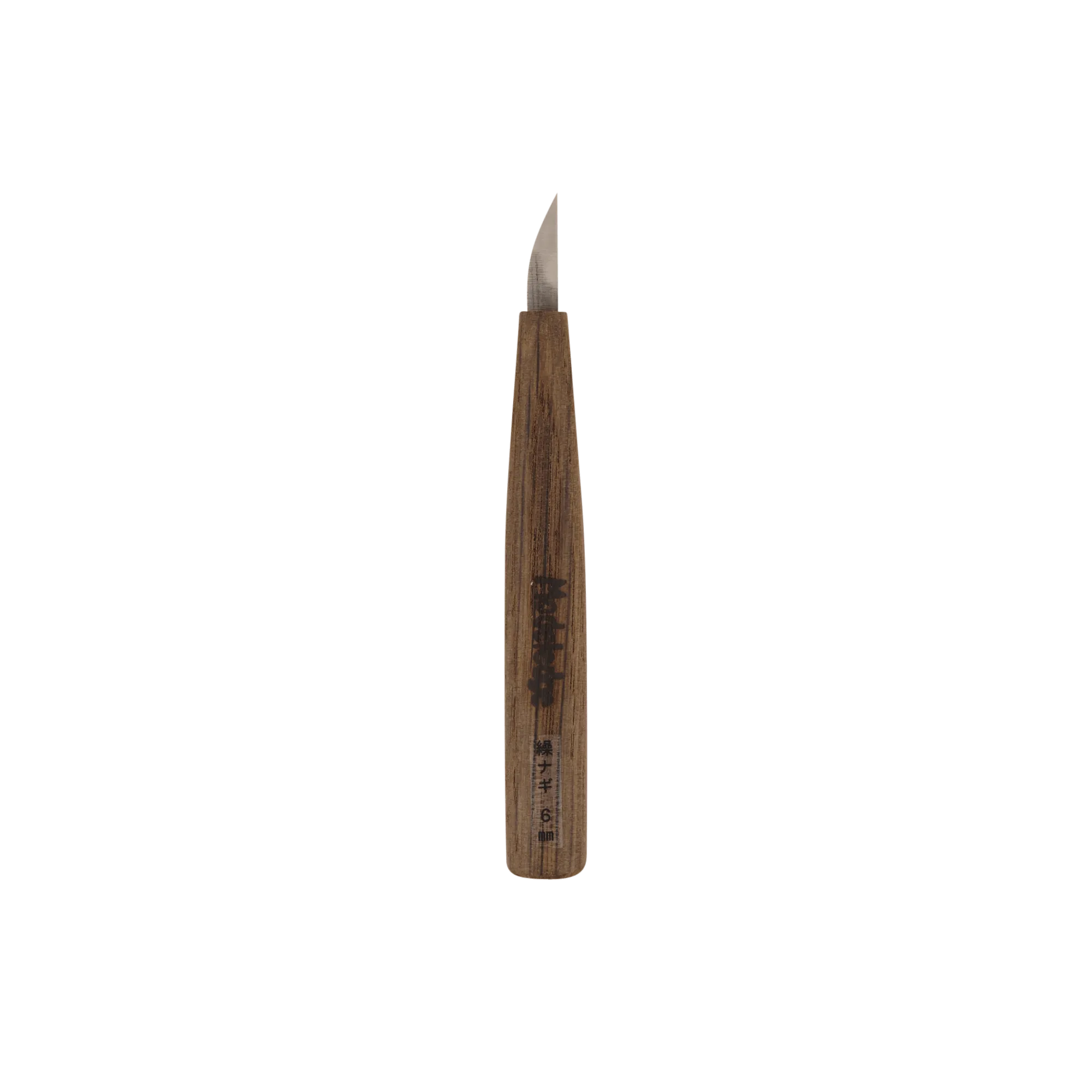 Short Single-Bevel Carving Knife - Curved Edge