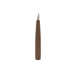 Short Single-Bevel Carving Knife - Curved Edge
