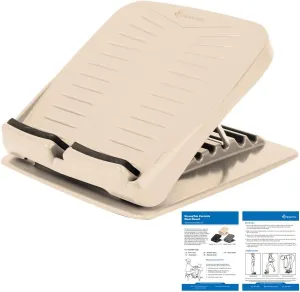StrongTek Plastic Calf Stretch Board, Slant Board for Calf Stretching, 5-Level Adjustable Incline Board, Enhanced Ankle Flexibility, Targeted Physical Therapy, Durable with Non-Slip Surface