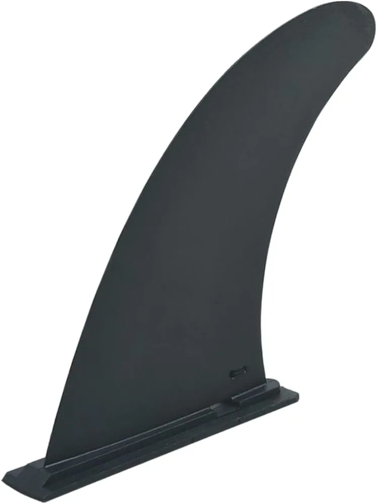 vidaXL Paddle Board Fin, Sup Fin Replacement, Surf Center Fin, Surfboard Accessories for Stand up Paddle Board Long Board, Black Plastic