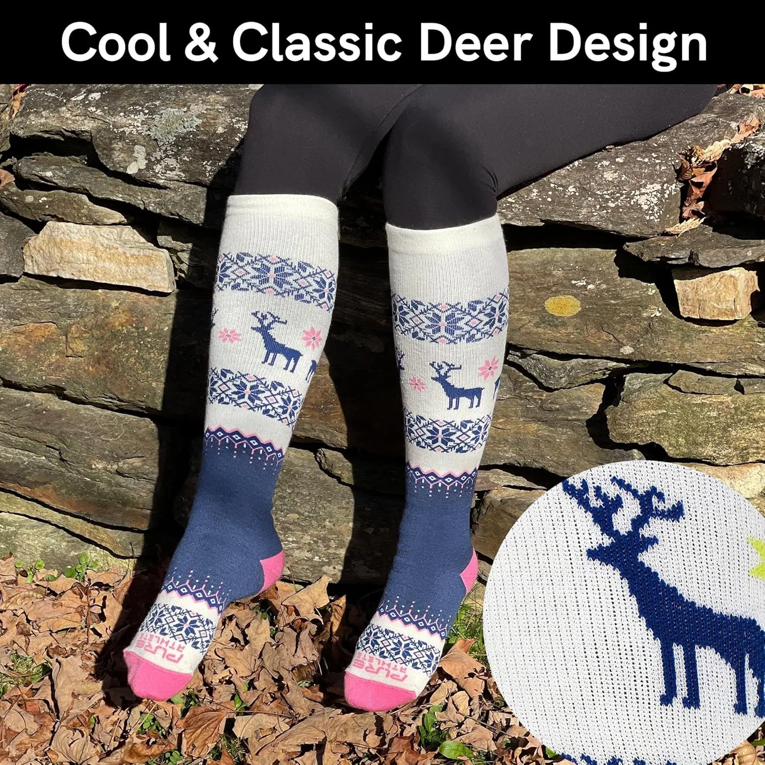 Warm Wool Ski Socks Winter  Women Skiing Merino Snowboard Pack Men