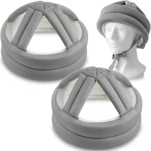 Woanger Anti Fall Elder Head Safety Helmet Thick Soft Protective Hat Adjustable Seniors Fall Prevention Head Protection Cap Breathable Elderly Helmet for Injury Shock Protection